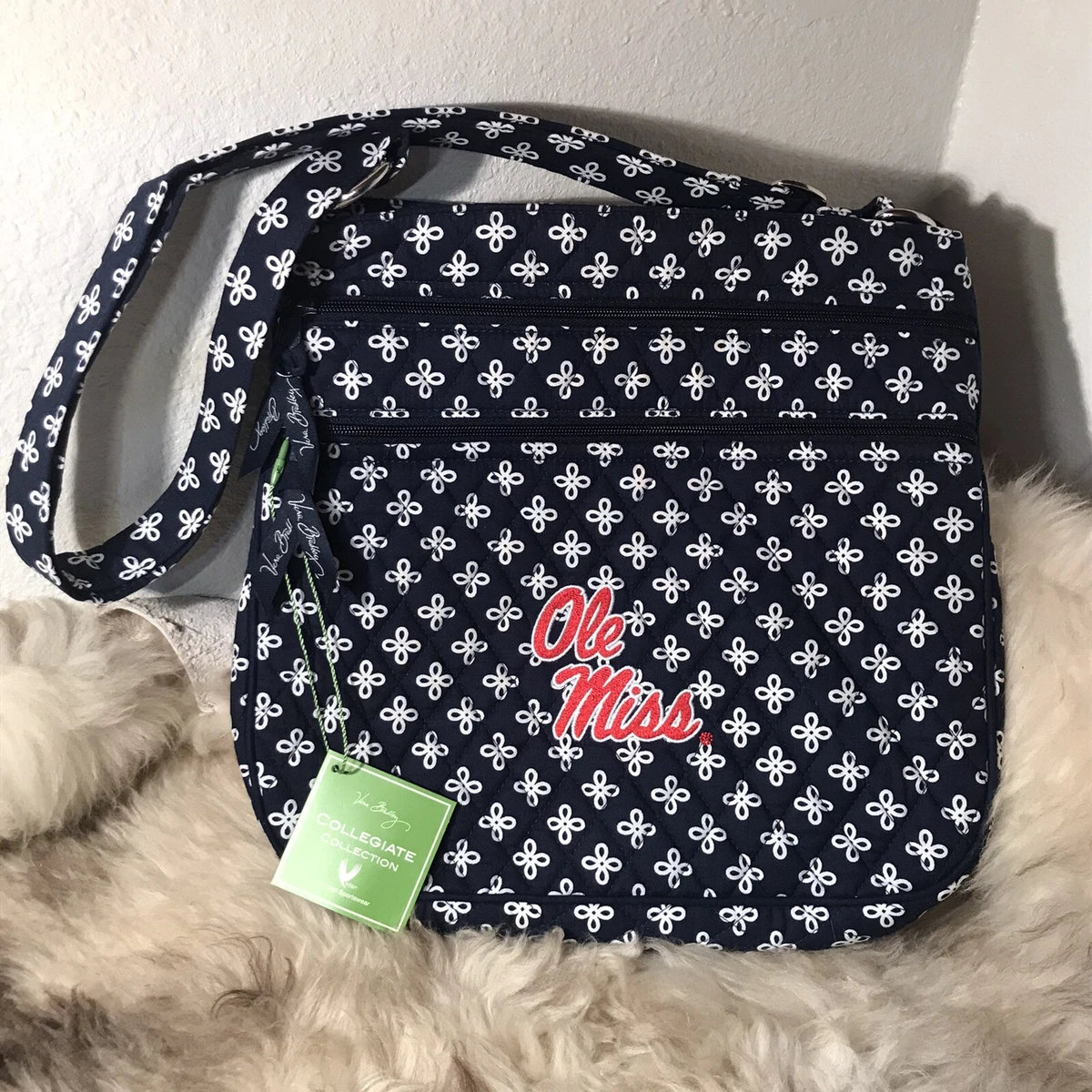 NWT Vera Bradley Triple Zip Hipster Crossbody University Of