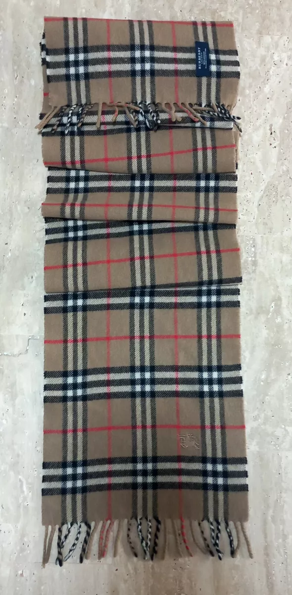 Vintage Original Burberry SCARF Nova Check 100 % |