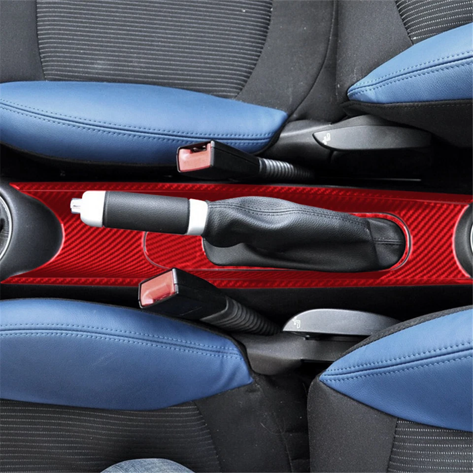 Interior Carbon Fiber Handbrake Panel Trim Cover For BMW MINI Cooper R56 2007-10 - Image 2 of 4