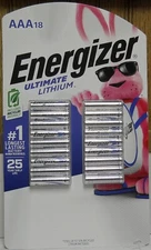 Energizer Ultimate Lithium AAA Batteries Pack Of 18 Expires 12/2048