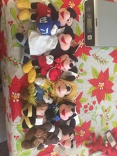 Lot Of 6 Mickey Mouse Disney Beanie Baby Plush Toys