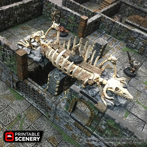 Campo de juego - The Bone Bridge - Warhammer DnD Pathfinder - Imagen 6 de 6