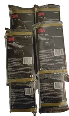 (6) 3M Secure Click Multi-Gas/Vapor Respirator Cartridge D8006 3M - 7100153228