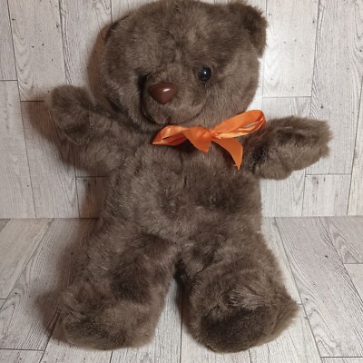 Fairview Brown Teddy Bear Stuffed Animal Plush Clean 1989 Vintage ...