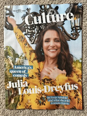 SUNDAY TIMES CULTURE MAGAZINE 4th August 2024 4/8/24 Julia Louis-Dreyfus