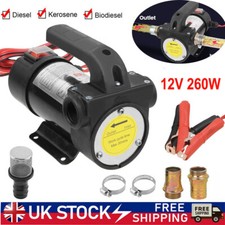 Electric Fuel Pump 12V Diesel Car Transfer Pump 50L/Min Kerosene Oil Extractor