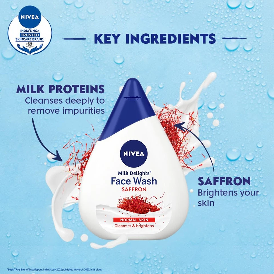 NIVEA Milk Delights Jabón Facial Precious Azafrán, 50 ml Foto 4 de 4