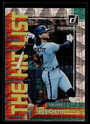 Bo Bichette 2022 Donruss The Hit List Vector Card #THL-5