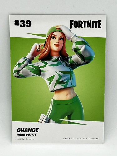 Panini Fortnite Series 3 2021 Chance #39 Conjunto raro SP HOLO-FOIL - Imagen 2 de 4