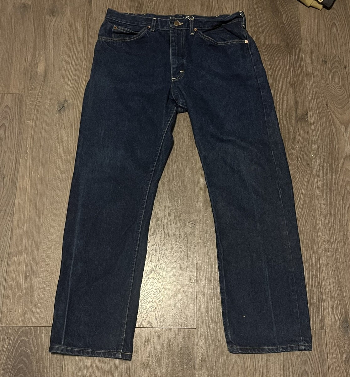 VTG LEE 70s 80s Jeans Men 36x30 Fit Dark Wash Denim Union VTG LEE 70s 80s Jeans Men 36x30 Fit Dark Wash Denim Union