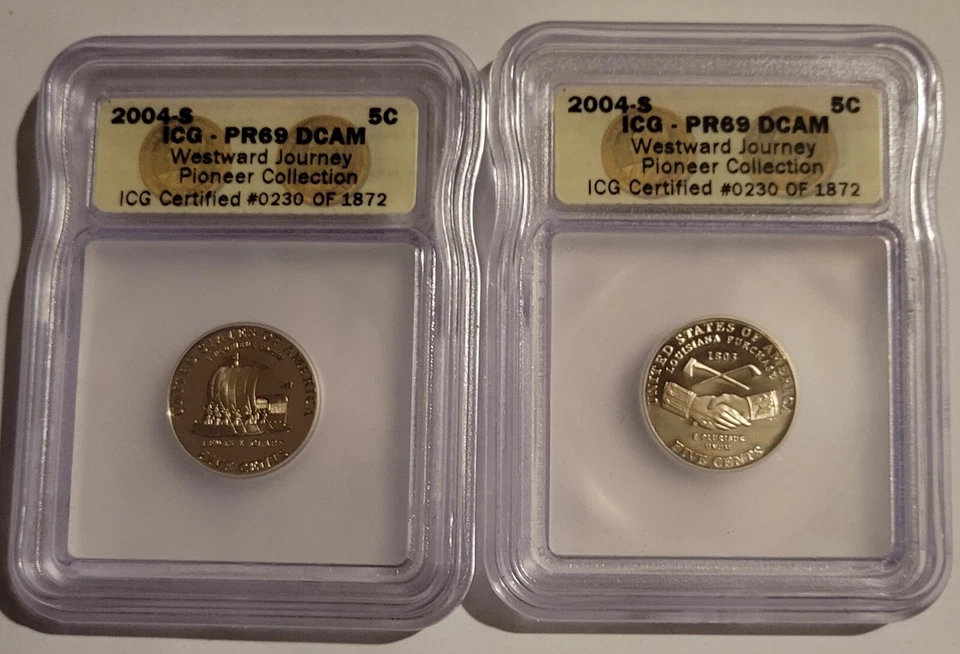 2004-S Westward Journey Pioneer Collection Graded ICG PRDCAM - Image 3 of 4