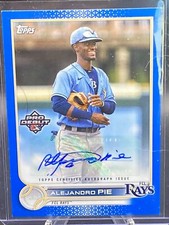 2022 Topps Pro Debut #PD-164 Alejandro Pie Autographs Blue #/150