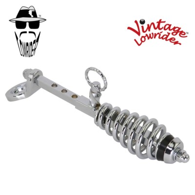 Vintage Lowrider Chrome Spring Suspension Fork Slammer BASE Kit With Spring