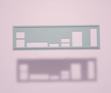 MSI MAG B460M BAZOOKA, I/O Shield, 3D Printed, IO Backplate