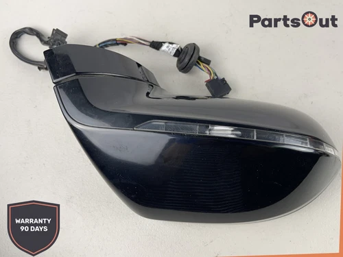 2012-2018 AUDI A7 S7 RIGHT SIDE DOOR REAR VIEW MIRROR W/ BLIND SPOT ALUMINUM OEM