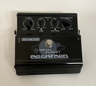 ROCKTRON METAL PLANET DISTORSION PEDAL GITARREN VERZERRER EFFEKTPEDAL RARE