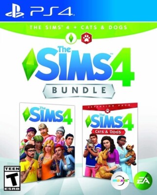THE Sims 4 PLUS Cats and Dogs PS4 (Brand New Factory Sealed US Version) PlayStat