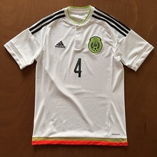 Adidas 2015/16 Mexico Away Soccer Jersey MARQUEZ #4 Sz SM
