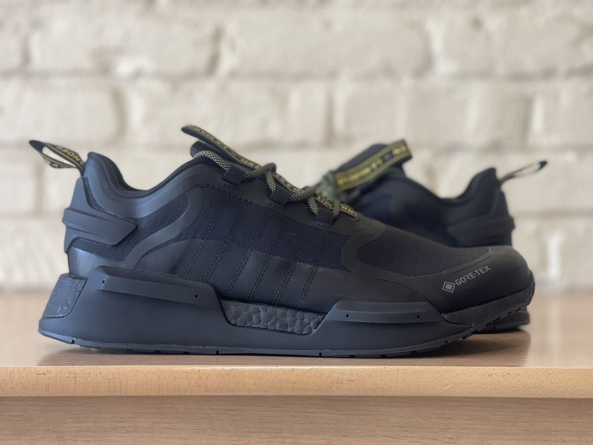 Adidas Originals NMD_V3 GTX Gore-Tex Black Grey Yellow Men Adidas Originals NMD_V3 GTX Gore-Tex Black Grey Yellow Men