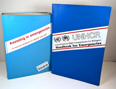 UN Emergency Field Manuals UNICEF & UNHCR 1982 1986 Ambassador Library Set