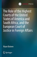 Riaan Eksteen | The Role Of The Highest Courts Of The United States Of...