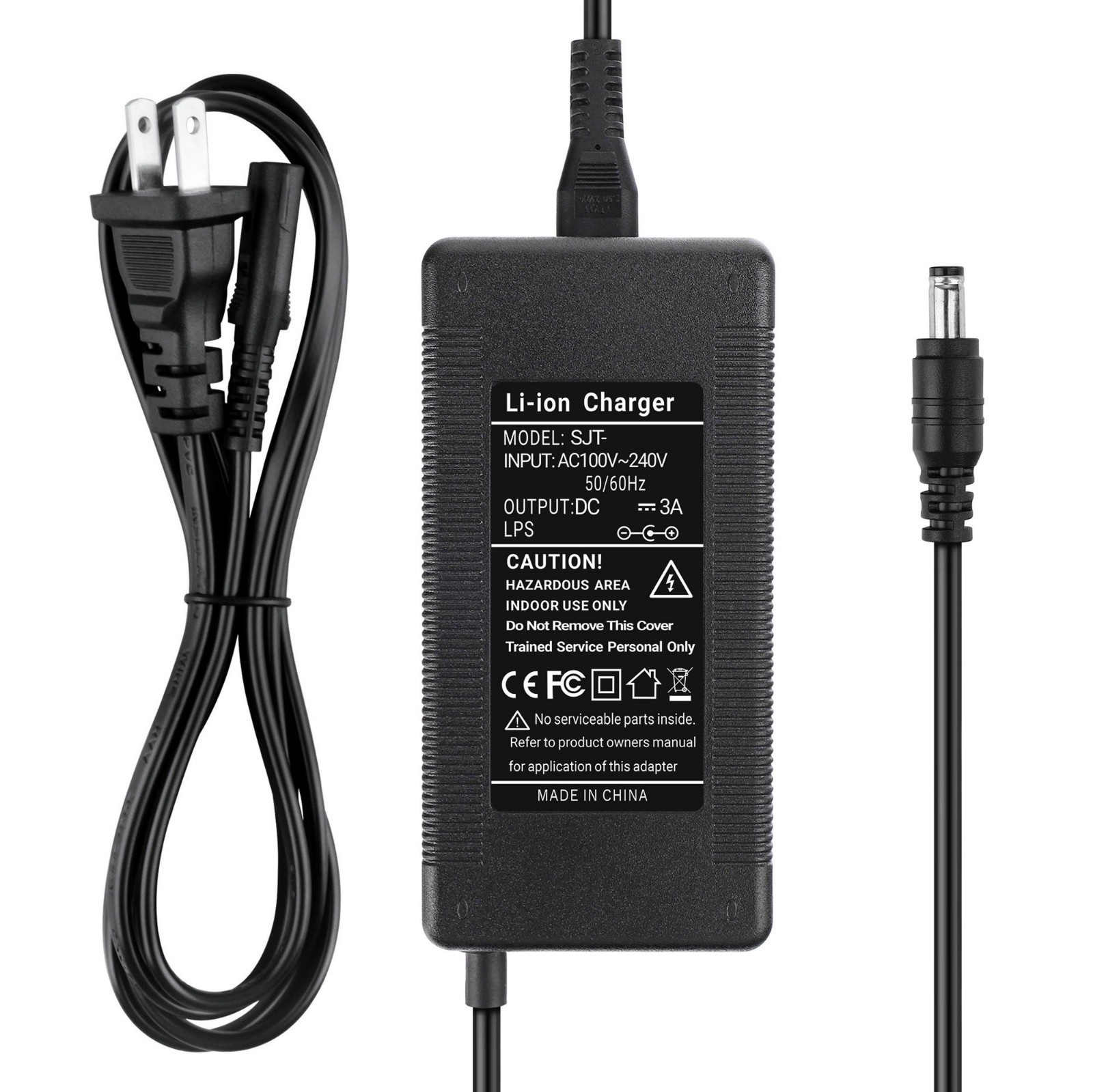 3A Adapter Charger For Jetson Eris Pro JERSP-BLG Electric Scooter Power Supply