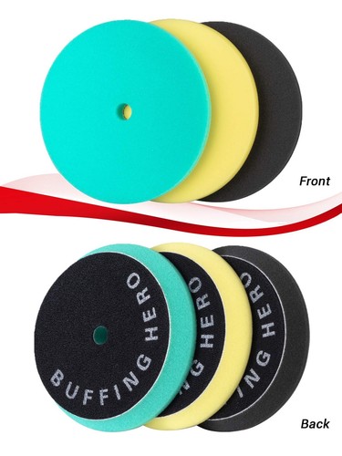 3pcs 5 inch Polishing Pads, 5'' Orbital Buffer Pads Hook and Loop Buffing Pad... - Picture 7 of 8