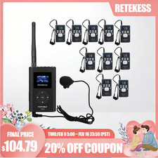 Wireless Tour Guide System 1 Transmitter 10 Receivers for Plant School Factory