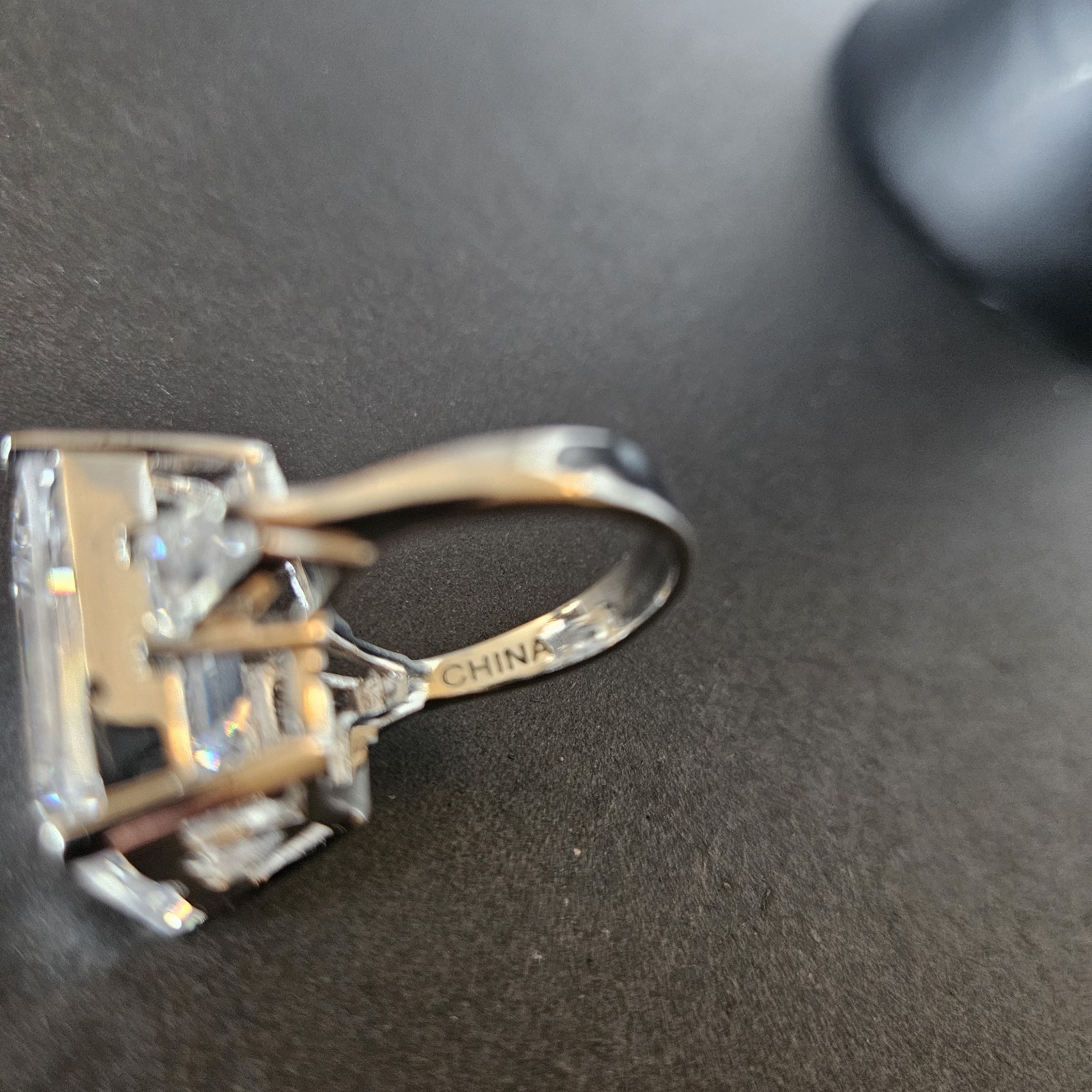 Vtg Kenneth Jay Lane Silver Dynasty Statement Rin… - image 4