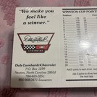 VTG 1994 Unopened Lot 500 Dale Earnhardt Nascar Racing Schedule — photo 5