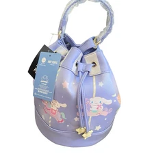 Sanrio Her Universe Cinnamoroll Friends Carousel Bucket Crossbody Bag NEW