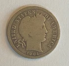 1904-s Barber dime G/Vg low mintage