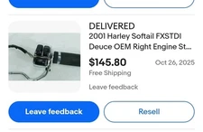 2001 Harley Softail FXSTDI Deuce OEM Right Engine Start Kill Switches Controls