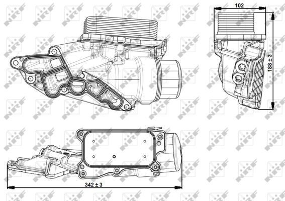 Nrf Gehäuse, Ölfilter 31351 Für Mercedes - Bild 9