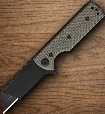 Chaves Knives C.H.U.B. Flipper Folding Knife 2'' Stainless Blade Micarta Handle