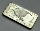 1972 W.H. Foster, 1 Ounce .999 Fine, Silver Eagle Art Bar, Only 1,500 Minted