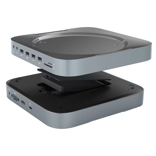 Cleverly Designed Docking Hub for Mac Mini Offering Seamless Device Integration - Afbeelding 6 van 12