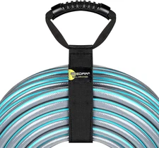 Water Hose Storage Straps (2 Pack) for 50-150 Ft Garden & Pool Hose Storage
