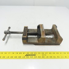 Dayton 6" Precision Machine Milling Vise 6" Jaw Opening Fixed Base