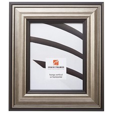 Craig Frames Sonora Aged Silver And Black Picture Frame 20 By 30-Inch