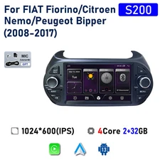For Fiat Fiorino Qubo For Citroen Nemo 2008-2017 Multimedia Player Car Radio GPS