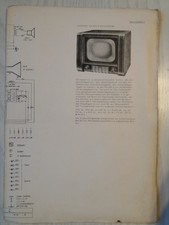 Fernsehtruhe CLIVIA II Fernsehmusikschrank Cabinett Serviceblatt 6 DDR