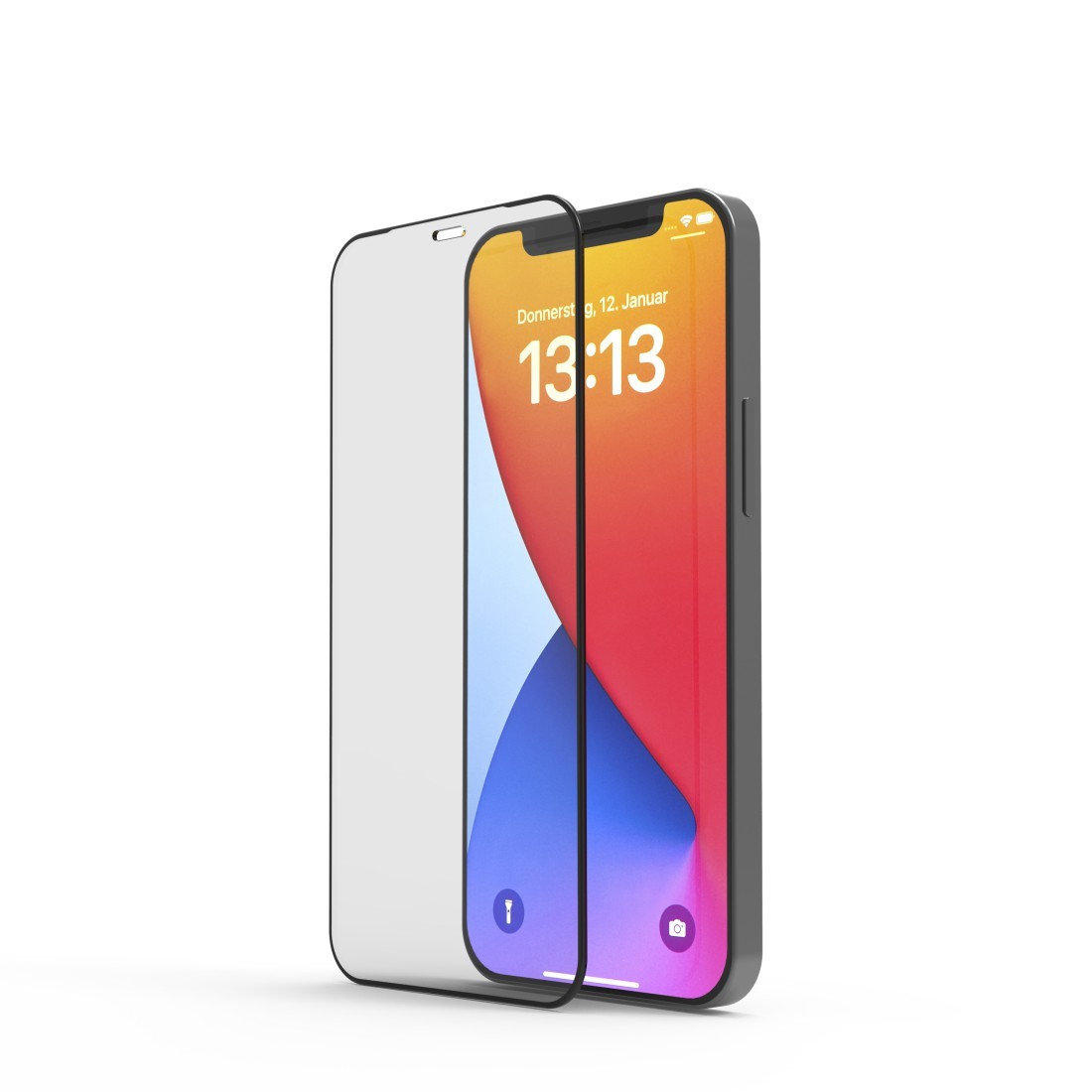 Verre de protection iPhone 12 en verre trempé premium clarté absolue