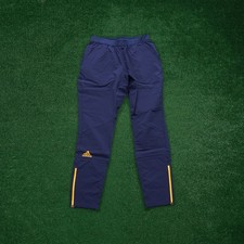 Adidas Women's Navy Gold 2018 Sideline Squad Woven Blank Tapered Pants