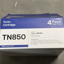 4 PK TN850 Toner Cartridge For Brother TN820 MFC-L5800DW MFC-L5850DW HL-L6200DW