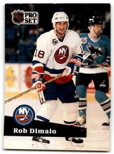 1991-92 Pro Set French Rob DiMaio New York Islanders #430