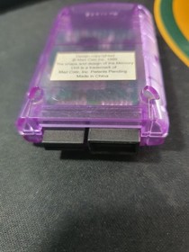 Mad Catz Translucent Purple Memory Card VMU Unit Sega Dreamcast 1999 HTK-7000