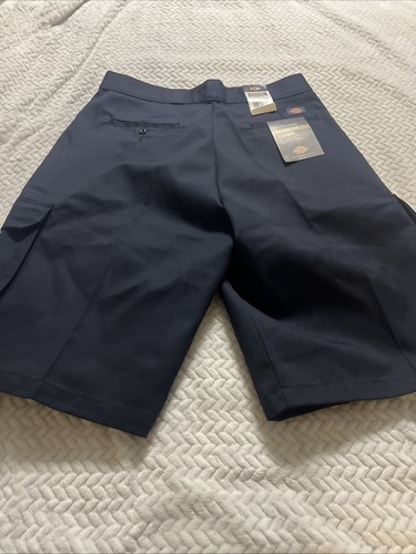 Dickies Cargo Shorts Men's 36 Loose Fit 13 Inch Inseam Navy Blue Work - Picture 6 of 6