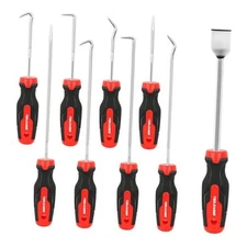  9Pcs Precision Pick and Hook Set with Scraper and Mini Pick and Hook Set(9pcs)