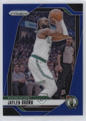 2024-25 Panini Prizm Blue Prizm 36/199 Jaylen Brown #139 3s8